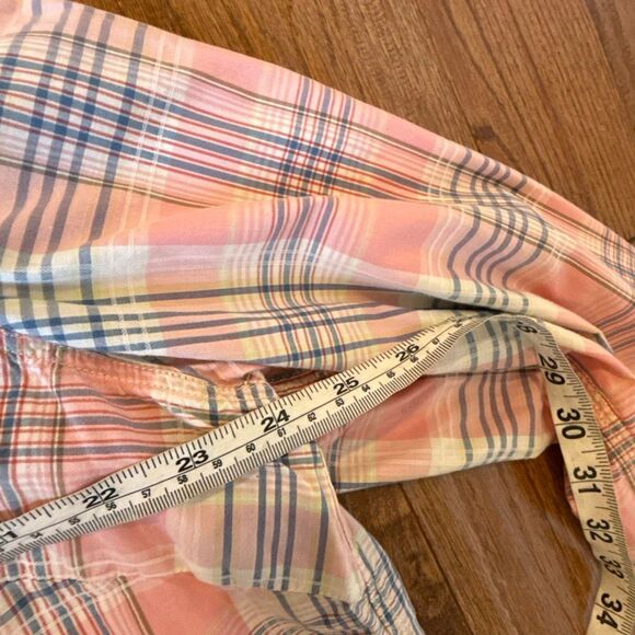 Lauren Jeans Co. pink plaid button down 2x - Picture 8 of 10
